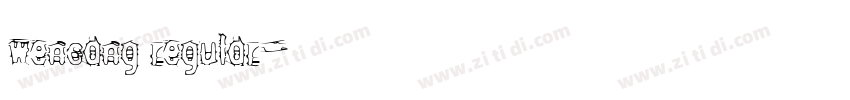 wencang regular字体转换